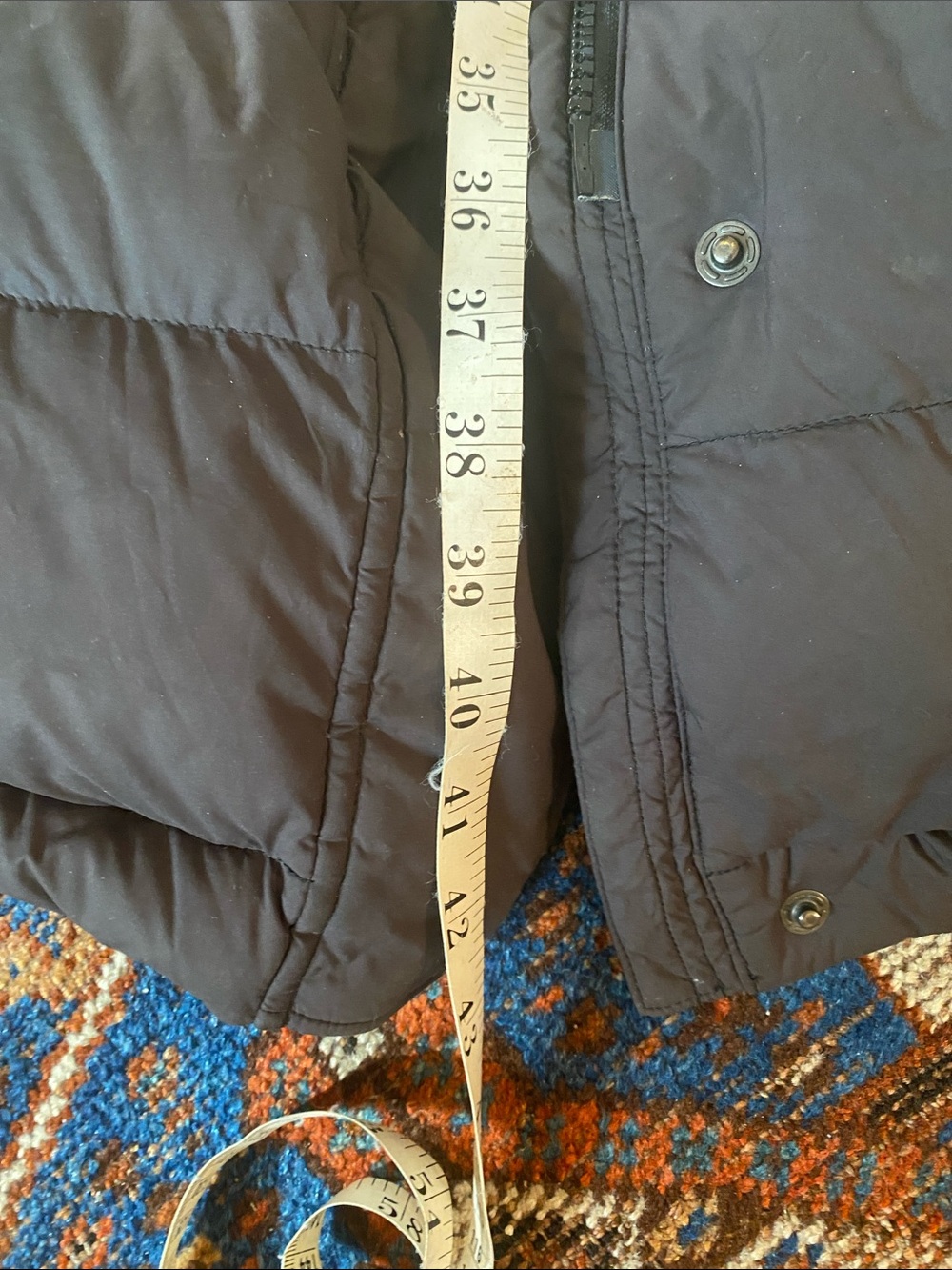 Long Hooded Puffer Coat in Black, Patagonia, Womens size small - Picture 3 of 4